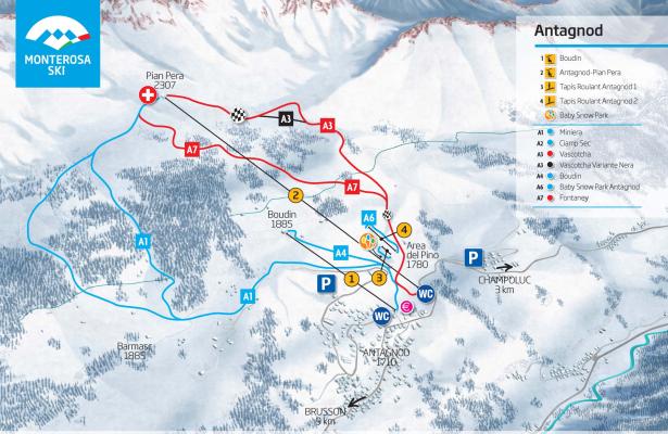 Antagnod: the sunny lifts of Monterosa Ski