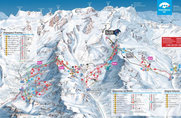Champoluc: 3 skiing valleys at the feet of Monte Rosa glacier