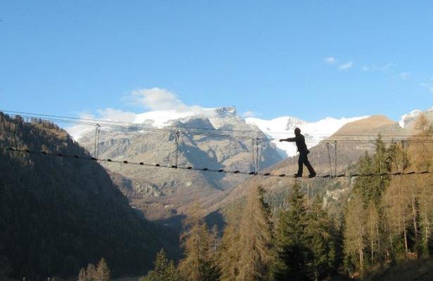 Champoluc adventure park: skill, dexterity, courage and lots of fun